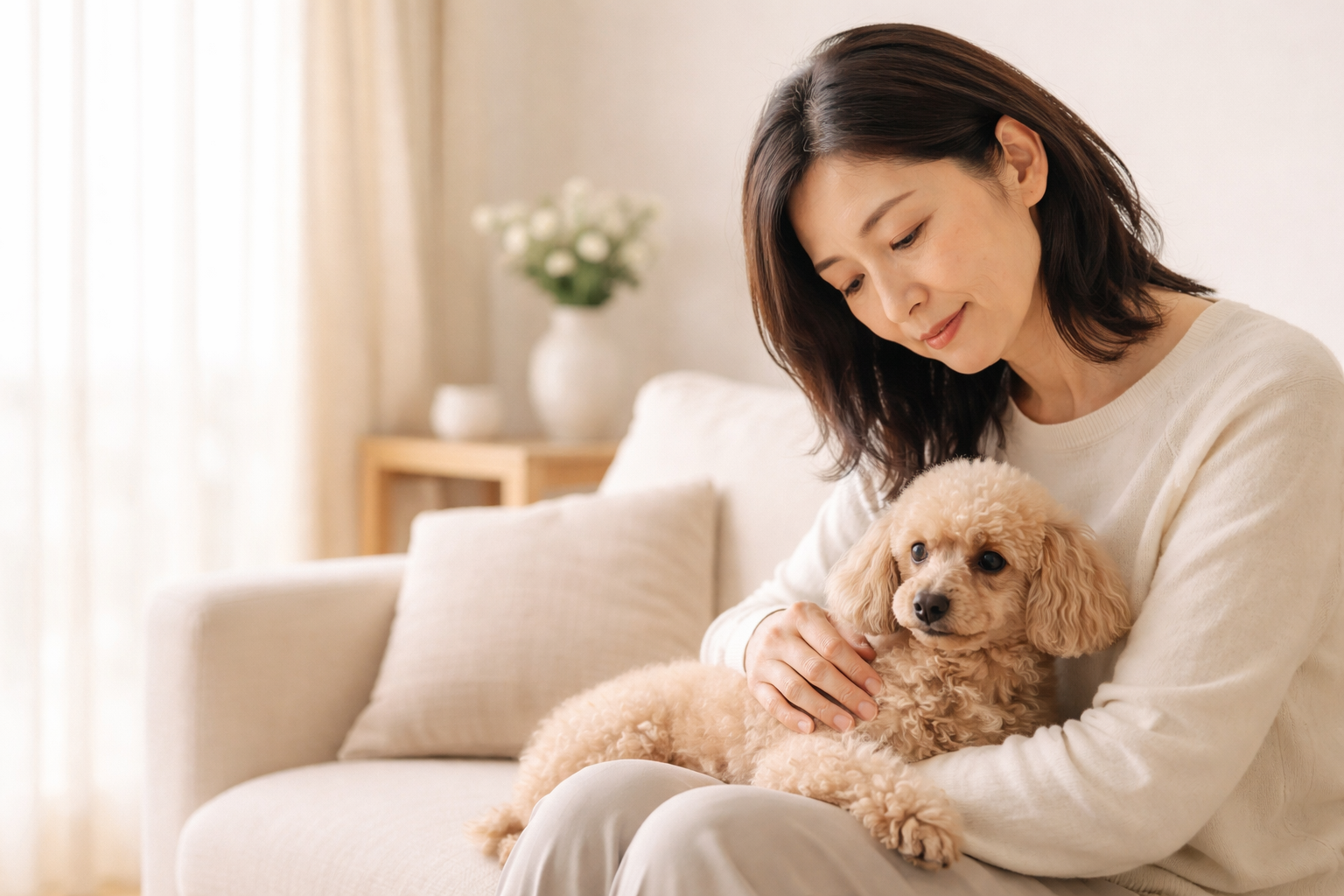 愛猫と飼い主様